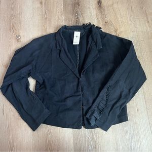 Burfitt Cropped black Blazer Size M